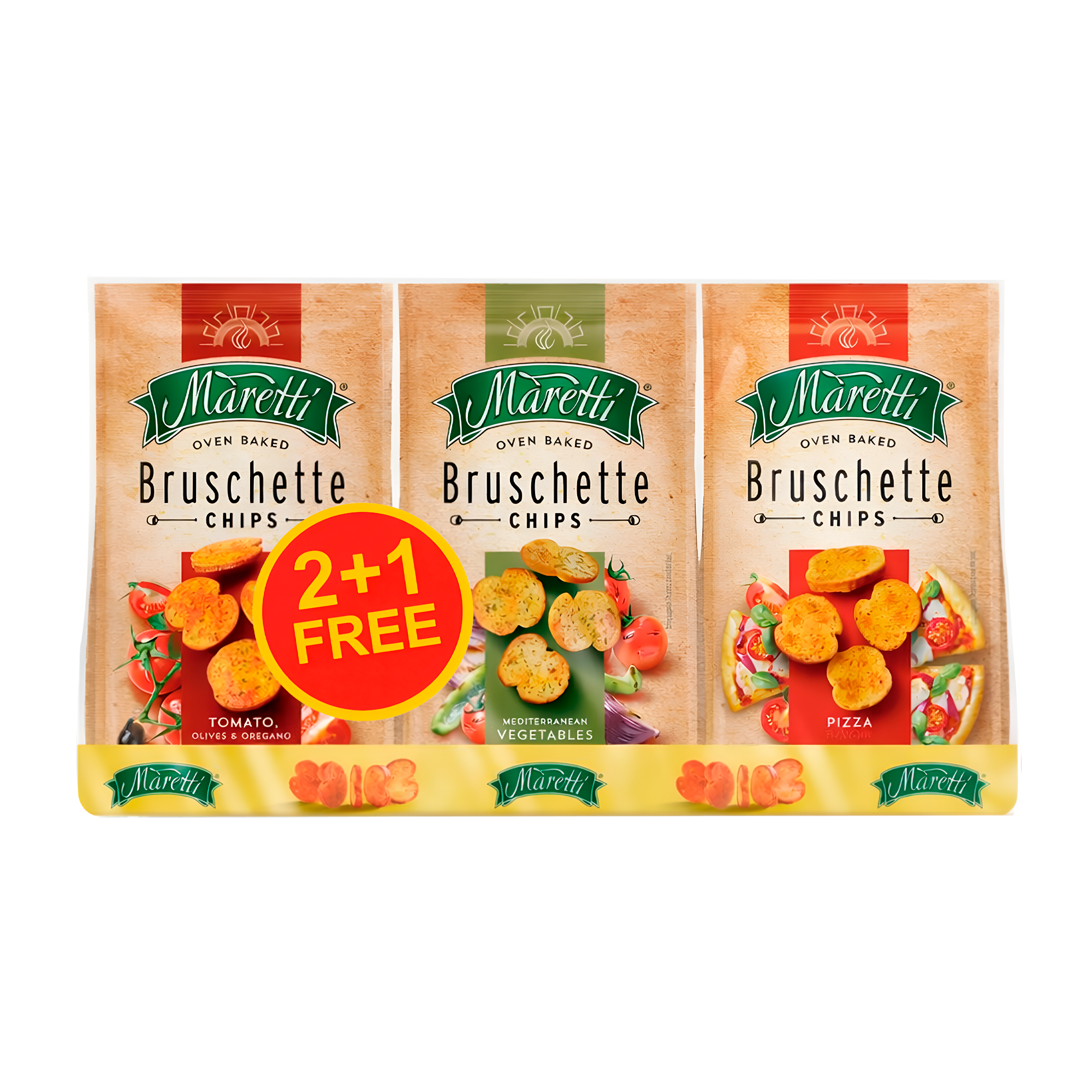 TOSTADAS MII MARETTI PACK X 3 UDS 70 GC/U